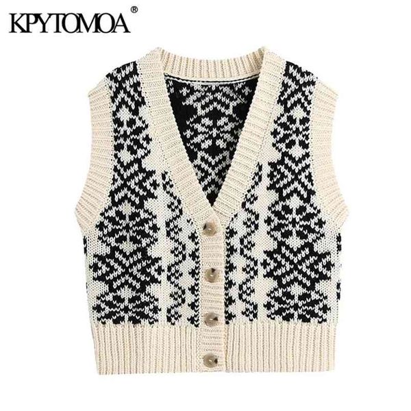women fashion button-up printed knitted vest sweater v neck sleeveless female waistcoat chic 210420, Black;white
women fashion button-up printed knitted vest sweater v neck sleeveless female waistcoat chic 210420, Black;white