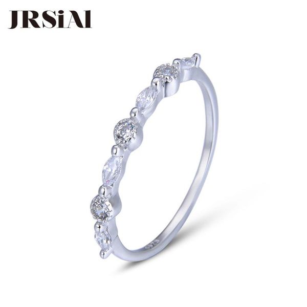 cluster rings jrsial 925 sterling silver jewelry zircon ring korean woman fashion hoop wholesale, Golden;silver 
cluster rings jrsial 925 sterling silver jewelry zircon ring korean woman fashion hoop wholesale, Golden;silver
