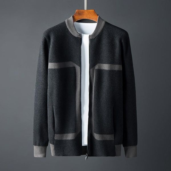 men's sweaters classic spring and autumn male luxury stand collar zipper mens fashion fit cardigan man 4xl, White;black
men's sweaters classic spring and autumn male luxury stand collar zipper mens fashion fit cardigan man 4xl, White;black
