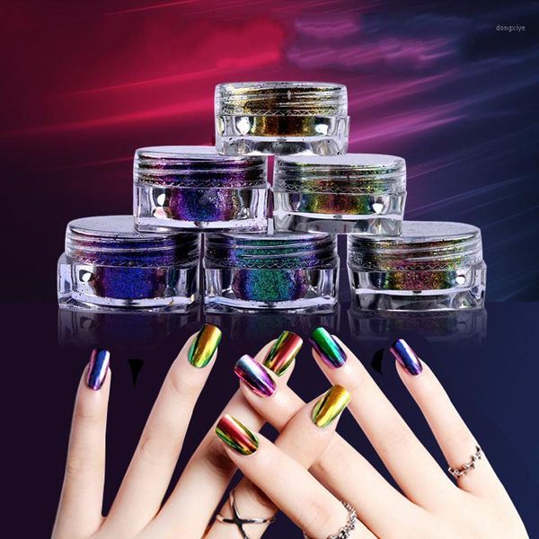 super chameleon mirror powder manicure for nail art design brocade chrome uv gel polish glitter pigment dust 6color1, Silver;gold
super chameleon mirror powder manicure for nail art design brocade chrome uv gel polish glitter pigment dust 6color1, Silver;gold