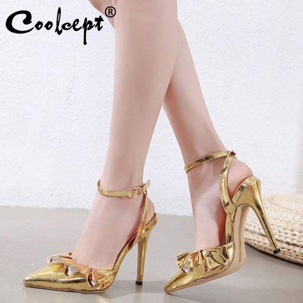 dress shoes coolcept thin high heels women fashion pointed toe pumps metal buckle catwalk show footwear size 35-40, Black
dress shoes coolcept thin high heels women fashion pointed toe pumps metal buckle catwalk show footwear size 35-40, Black