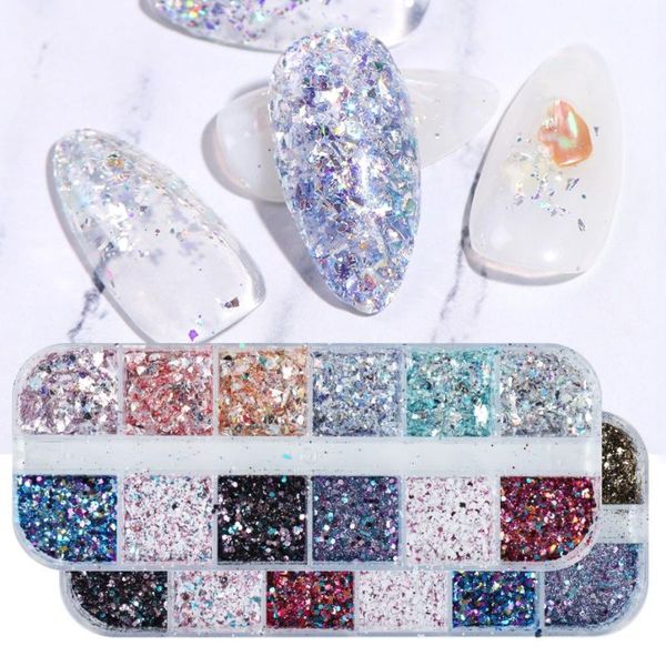 nail glitter holographic flakes sequin 12pcs in 1 rose gold silver diy butterfly dipping powder for acrylic nails tools, Silver;gold
nail glitter holographic flakes sequin 12pcs in 1 rose gold silver diy butterfly dipping powder for acrylic nails tools, Silver;gold