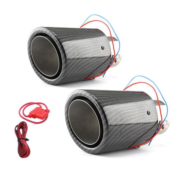 1pc car exhaust pipe tip carbon fiber refitting sound turbo tail luminous throat inlet hose mufflers whistle manifold & parts
1pc car exhaust pipe tip carbon fiber refitting sound turbo tail luminous throat inlet hose mufflers whistle manifold & parts