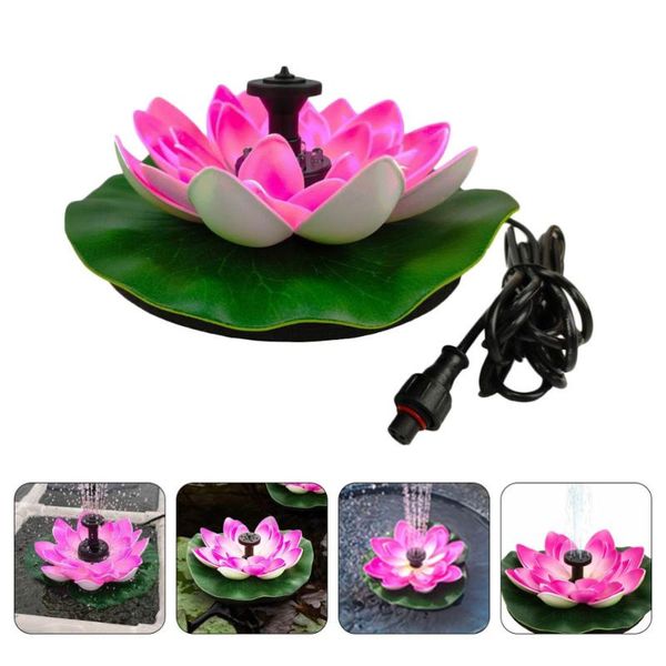 garden decorations solar power water pump beautiful lotus flowers fountain decoration
garden decorations solar power water pump beautiful lotus flowers fountain decoration