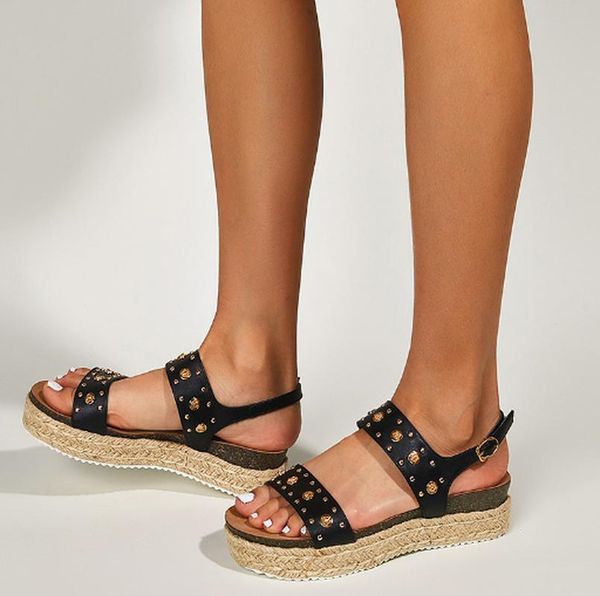 sandals low heels flat vintage light summer shoes woman women plus size gladiator sandalias mujer sapato feminino sa0747, Black
sandals low heels flat vintage light summer shoes woman women plus size gladiator sandalias mujer sapato feminino sa0747, Black