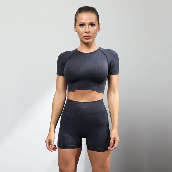 yoga outfit sand wash seamless women gym set workout sportswear fitness suit short sleeve crop high waist running shorts clothes
yoga outfit sand wash seamless women gym set workout sportswear fitness suit short sleeve crop high waist running shorts clothes