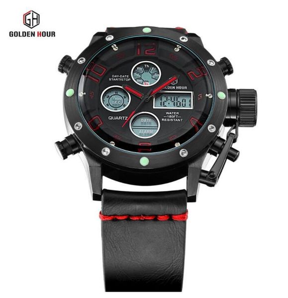 new seller goldenhour luxury brand mens watch business army men quartz wristwatch leather strap waterproof male clock relogio masculino, Slivery;brown
new seller goldenhour luxury brand mens watch business army men quartz wristwatch leather strap waterproof male clock relogio masculino, Slivery;brown