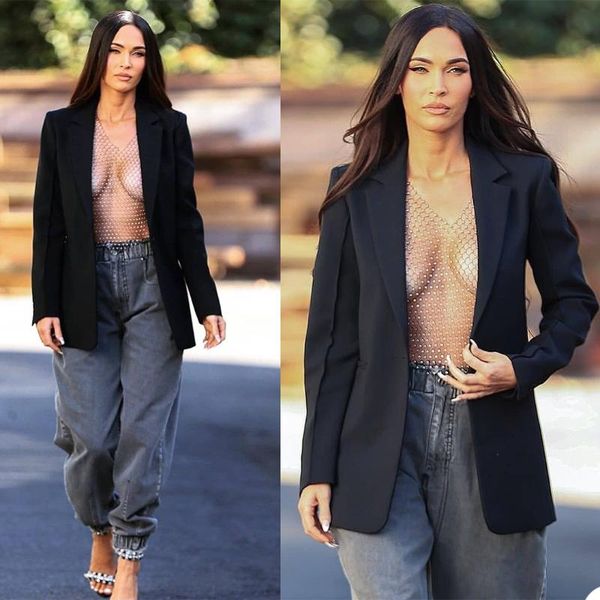 women's suits & blazers summer chic black women custom made notched lapel blazer elegant fashion streetwear loose jacket 1 piece, White;black
women's suits & blazers summer chic black women custom made notched lapel blazer elegant fashion streetwear loose jacket 1 piece, White;black