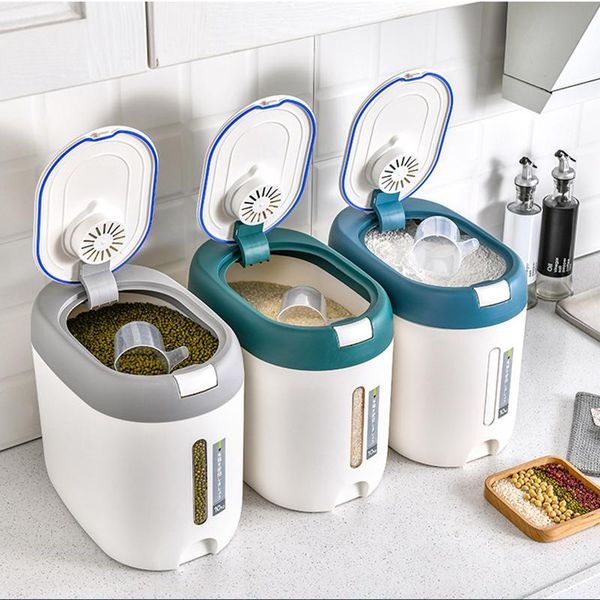 storage bottles & jars kitchen rice bucket moisture-proof insect-proof household flour grain container food box 10kg supplies
storage bottles & jars kitchen rice bucket moisture-proof insect-proof household flour grain container food box 10kg supplies