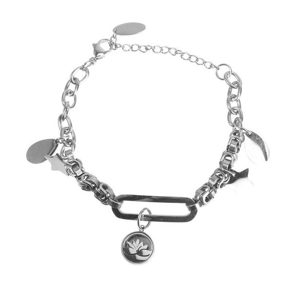 1pc fashionable bracelet stainless steel round pendant holiday gift charm bracelets, Golden;silver
1pc fashionable bracelet stainless steel round pendant holiday gift charm bracelets, Golden;silver