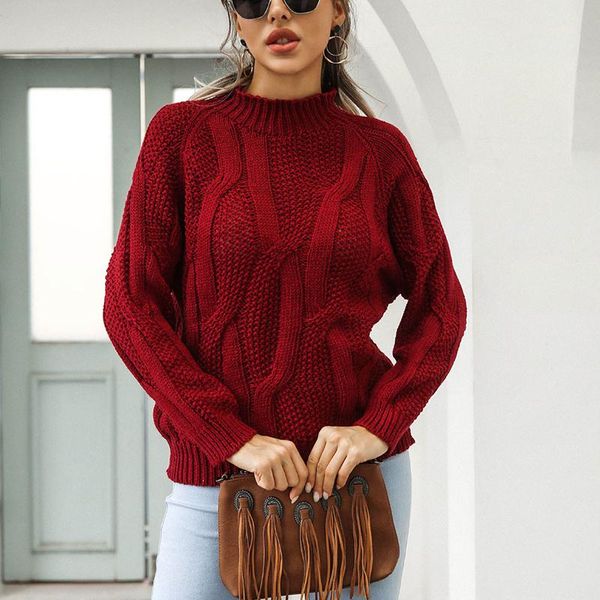 women's sweaters autumn winter fashion casual turtleneck twist sweater long-sleeved knitwear pullovers for women 2021 oversize jumper, White;black
women's sweaters autumn winter fashion casual turtleneck twist sweater long-sleeved knitwear pullovers for women 2021 oversize jumper, White;black