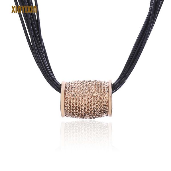 chokers statement big rose gold pendants necklace european personality rope chain jewelry for women girl party gifts wholesale, Golden;silver
chokers statement big rose gold pendants necklace european personality rope chain jewelry for women girl party gifts wholesale, Golden;silver