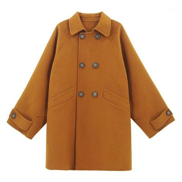 women's wool & blends autumn and winter korean version of loose versatile temperament in the long small woolen coat sweet beauty trend, Black
women's wool & blends autumn and winter korean version of loose versatile temperament in the long small woolen coat sweet beauty trend, Black