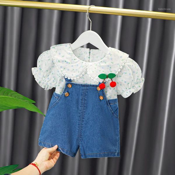 clothing sets summer born clothes baby girl doll lapel print blouse and suspender shorts two piece suit cotton toddler girls outfits1, White
clothing sets summer born clothes baby girl doll lapel print blouse and suspender shorts two piece suit cotton toddler girls outfits1, White