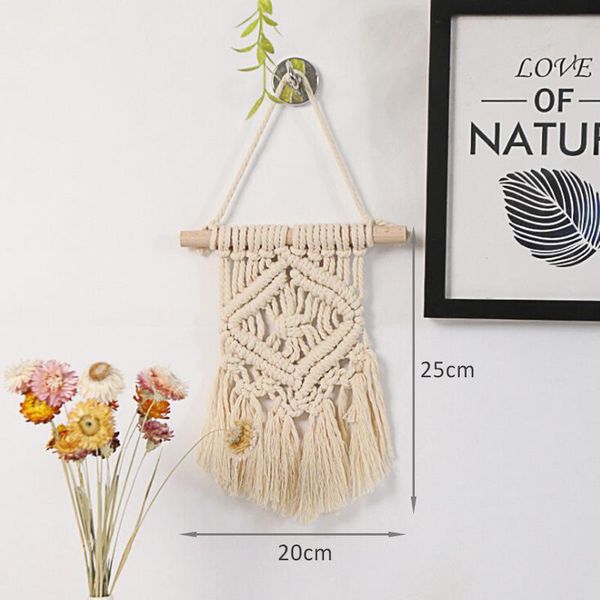 boho style macrame dreamnet cotton woven wall hanging tassel tapestry decoration po display holder pograph props decorative objects & figuri
boho style macrame dreamnet cotton woven wall hanging tassel tapestry decoration po display holder pograph props decorative objects & figuri