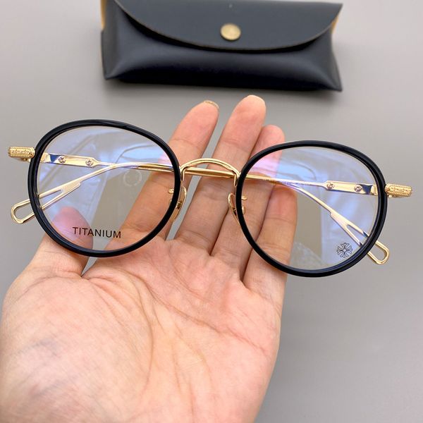 new krosin glasses new round frame personalized silver pure titanium leg versatile myopic flat lens, White;black
new krosin glasses new round frame personalized silver pure titanium leg versatile myopic flat lens, White;black