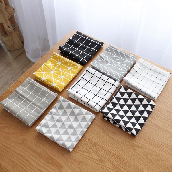 towel 4pcs/set 40*60cm nordic cotton table mat placemat black plaid tea coffee pad kitchen towels home textile (random color)50
towel 4pcs/set 40*60cm nordic cotton table mat placemat black plaid tea coffee pad kitchen towels home textile (random color)50