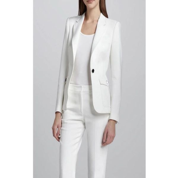 promotion arrive custom made women's one buttons business suit 2 pieces white jacket+pants two piece pants
promotion arrive custom made women's one buttons business suit 2 pieces white jacket+pants two piece pants