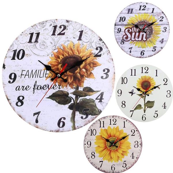wall clocks tpfocus 30cm retro pastoral style sunflower pattern clock for home living room decor
wall clocks tpfocus 30cm retro pastoral style sunflower pattern clock for home living room decor