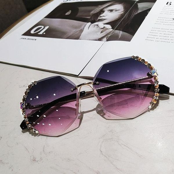 sunglasses protection korean chaowang red frameless feminine driving glasses, White;black
sunglasses protection korean chaowang red frameless feminine driving glasses, White;black