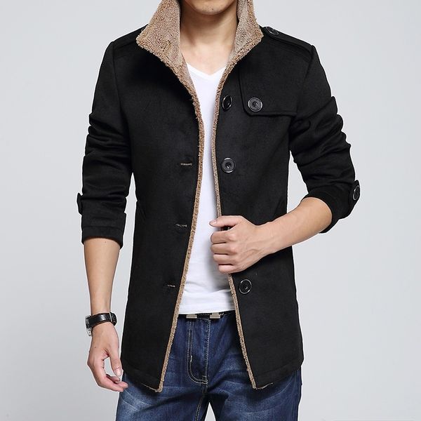 Fashion Trench Coat 2021 Autumn and Winter St Collar Lamb Wool Denim Jacket for Men's Medium Long Windbreaker, Khaki
Fashion Trench Coat 2021 Autumn and Winter St Collar Lamb Wool Denim Jacket for Men's Medium Long Windbreaker, Khaki