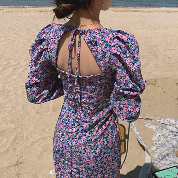 vintage floral impression summer autumn with no back bandage beach chiffon holiday dress long bathrobe femme, Black;gray
vintage floral impression summer autumn with no back bandage beach chiffon holiday dress long bathrobe femme, Black;gray