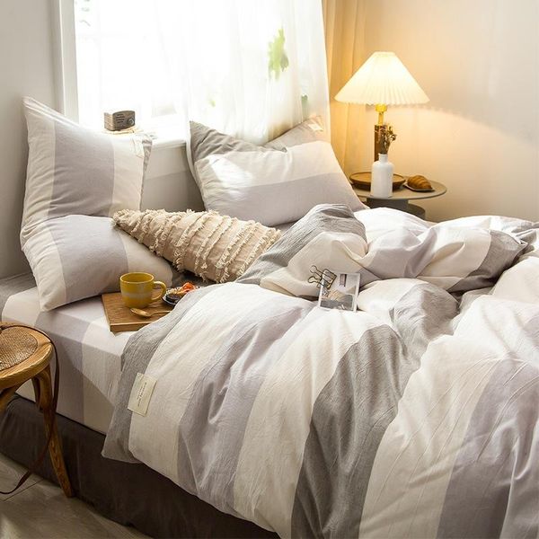 bedding sets nordic 100% pure cotton soft comforter pattern duvet cover pillow double king size 4 pcs bed set
bedding sets nordic 100% pure cotton soft comforter pattern duvet cover pillow double king size 4 pcs bed set