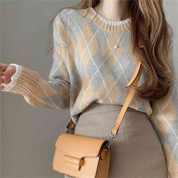 women sweater pullover female knitting overszie sweaters long sleeve girls loose elegant knitted thick outerwear 210423, White
women sweater pullover female knitting overszie sweaters long sleeve girls loose elegant knitted thick outerwear 210423, White
