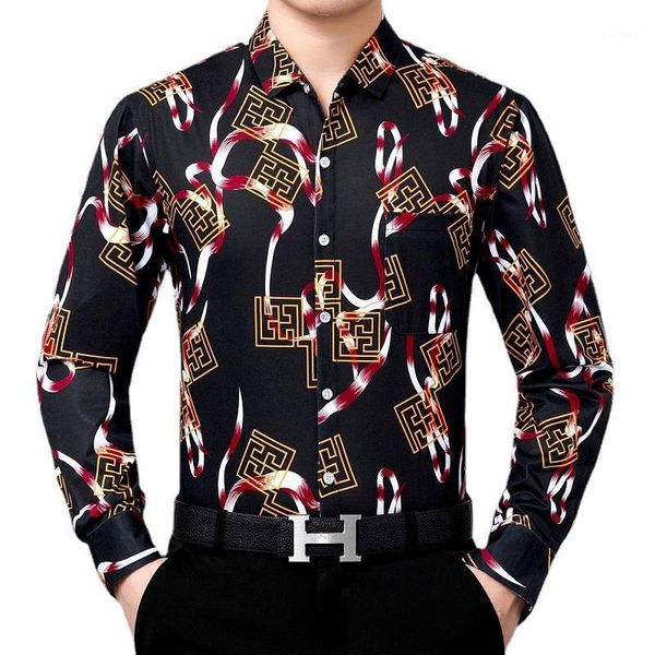 men's hoodies & sweatshirts long-sleeved shirt mercerized cotton autumn business casual mulberry silk non-iron floral blouse, Black
men's hoodies & sweatshirts long-sleeved shirt mercerized cotton autumn business casual mulberry silk non-iron floral blouse, Black
