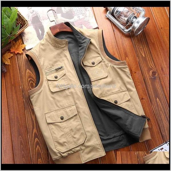 vests outerwear & coats mens clothing apparel drop delivery 2021 autumn fashion vest double side wear cotton sleeveless jacket coat men casu, Black;white
vests outerwear & coats mens clothing apparel drop delivery 2021 autumn fashion vest double side wear cotton sleeveless jacket coat men casu, Black;white