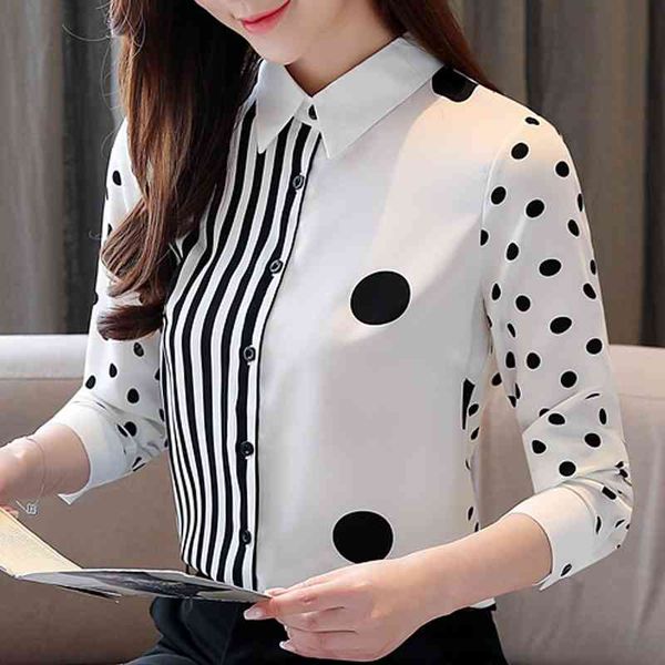 womens and blouses long sleeve blouse women blusas mujer de moda dot striped chiffon blouse womne blusas c494 210426, White
womens and blouses long sleeve blouse women blusas mujer de moda dot striped chiffon blouse womne blusas c494 210426, White
