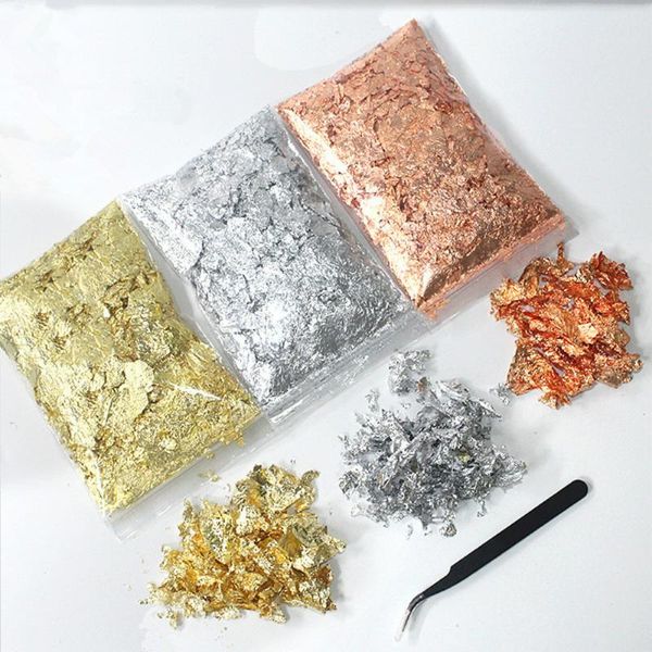 fashion 10g gold foil baking decoration imitaition flake siver leaf nail beauty rose gilding diy art craft blattgold decorations, Silver;gold
fashion 10g gold foil baking decoration imitaition flake siver leaf nail beauty rose gilding diy art craft blattgold decorations, Silver;gold