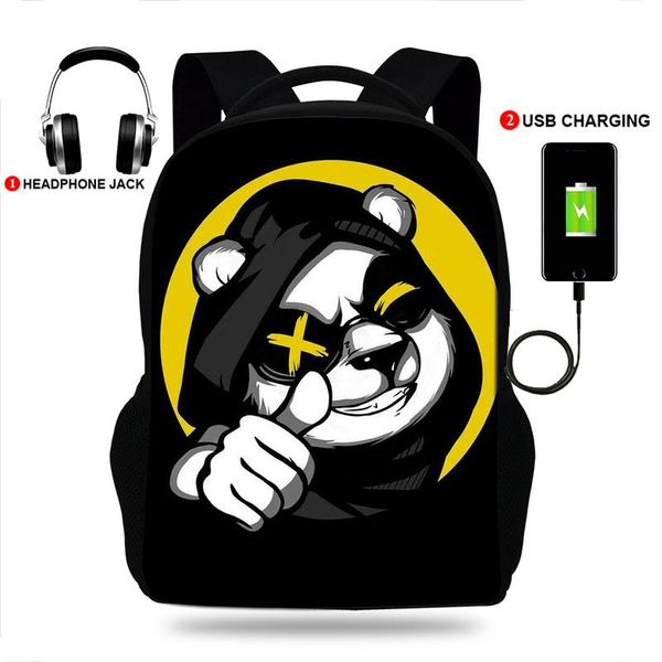 backpack cool panda print school bags for teenage boys&girls 3d children usb charging schoolbags kids daily bag
backpack cool panda print school bags for teenage boys&girls 3d children usb charging schoolbags kids daily bag