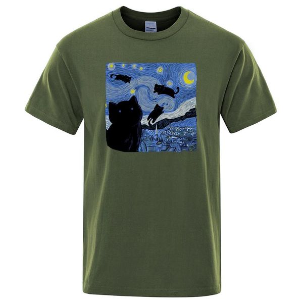 men's t-shirts the starry cat night prints for men t-shirt comfortable soft tshirts harajuku vintage clothing breathable round neck t s, White;black
men's t-shirts the starry cat night prints for men t-shirt comfortable soft tshirts harajuku vintage clothing breathable round neck t s, White;black