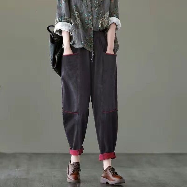 women's jeans arrival autumn women elastic waist loose pants all-matched casual cotton harem trousers femme m443 ux7p, Blue
women's jeans arrival autumn women elastic waist loose pants all-matched casual cotton harem trousers femme m443 ux7p, Blue