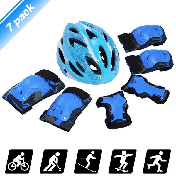 adjustable kids outdoor sports protective gear safety pads set helmet knee elbow wrist guards for 2-12 years &, Black;gray
adjustable kids outdoor sports protective gear safety pads set helmet knee elbow wrist guards for 2-12 years &, Black;gray