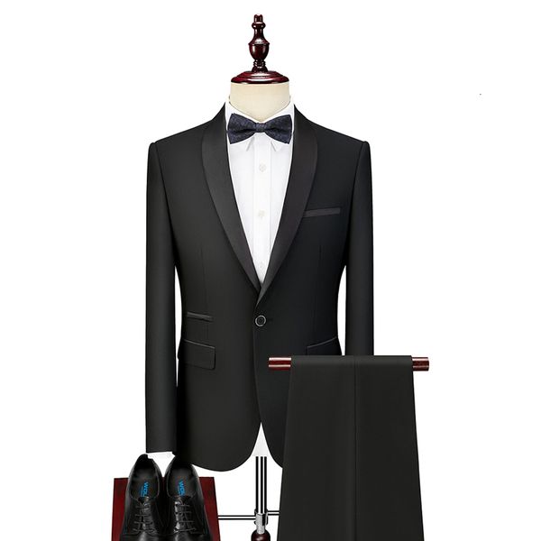 men's suits & blazers black formal groom tuxedo for wedding men 2 piece man with shawl lapel business prom singer fashion clothes in st, White;black
men's suits & blazers black formal groom tuxedo for wedding men 2 piece man with shawl lapel business prom singer fashion clothes in st, White;black