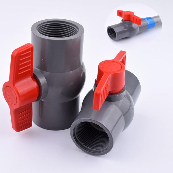 watering equipments 1-3pcs 20~63mm grey pvc 1.2~2" female thread globe valve garden irrigation water supply aquarium tank pipe connecto
watering equipments 1-3pcs 20~63mm grey pvc 1.2~2" female thread globe valve garden irrigation water supply aquarium tank pipe connecto