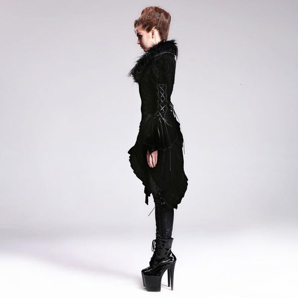 devil fashion gothic lolita asymmetrical jacket detachable fur collar steampunk vintage coats women party long coat, Tan;black
devil fashion gothic lolita asymmetrical jacket detachable fur collar steampunk vintage coats women party long coat, Tan;black