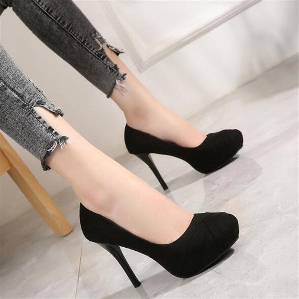 dress shoes high heels women pumps fashion flock womens sandals 2.5cm platform wedding casual thin, Black
dress shoes high heels women pumps fashion flock womens sandals 2.5cm platform wedding casual thin, Black
