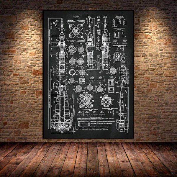 paintings soyuz blueprint of russian rocket canvas painting posters and prints pictures black white picture on wall art cuadros home decor
paintings soyuz blueprint of russian rocket canvas painting posters and prints pictures black white picture on wall art cuadros home decor