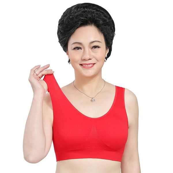 bras mother underwear bra in old people vest type woman without rims together than pure cotton thin sports of color big yard, Red;black
bras mother underwear bra in old people vest type woman without rims together than pure cotton thin sports of color big yard, Red;black