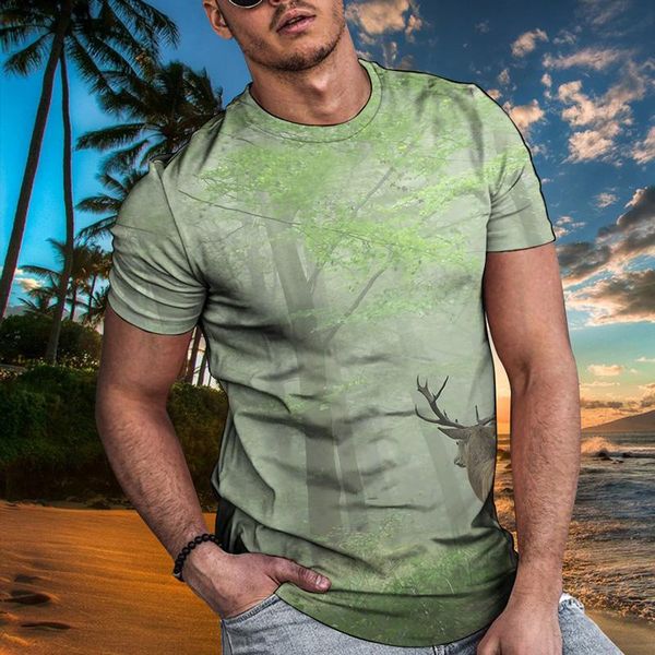 men's t-shirts 3d printed deer pattern and women's casual t-shirt summer fashion trend young hip hop short sleeve, White;black
men's t-shirts 3d printed deer pattern and women's casual t-shirt summer fashion trend young hip hop short sleeve, White;black