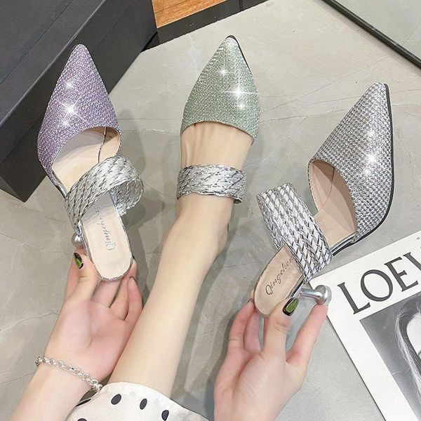 slippers wohdhe fashion crystal bling women shoes female low heels elegant woman slipper casual, Black
slippers wohdhe fashion crystal bling women shoes female low heels elegant woman slipper casual, Black
