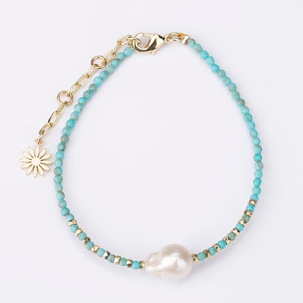 link, chain white shell pearl yellowlineturquoise/sunstone beadsbracelet women 18k gold plated jewelry 2021 design, Black
link, chain white shell pearl yellowlineturquoise/sunstone beadsbracelet women 18k gold plated jewelry 2021 design, Black