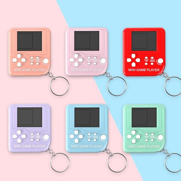 keychains mini game console keychain handheld classic car backpack pendant, Silver
keychains mini game console keychain handheld classic car backpack pendant, Silver