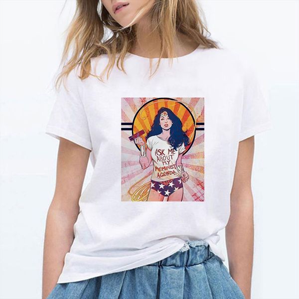 feminism super and women men hero style spring summer harajuku prevalent recreational o collar, White;black
feminism super and women men hero style spring summer harajuku prevalent recreational o collar, White;black