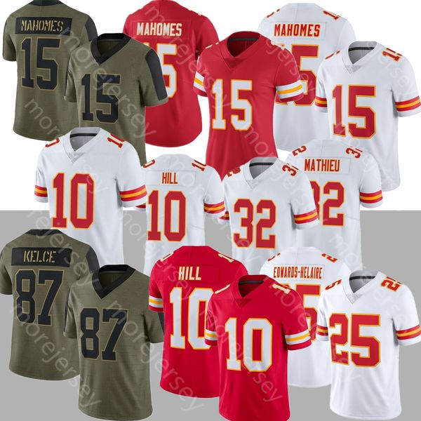 football jersey 2021 salute to service tyreek hill patrick mahomes clyde edwards-helaire tyrann mathieu travis kelce red white black men you, Black;red
football jersey 2021 salute to service tyreek hill patrick mahomes clyde edwards-helaire tyrann mathieu travis kelce red white black men you, Black;red