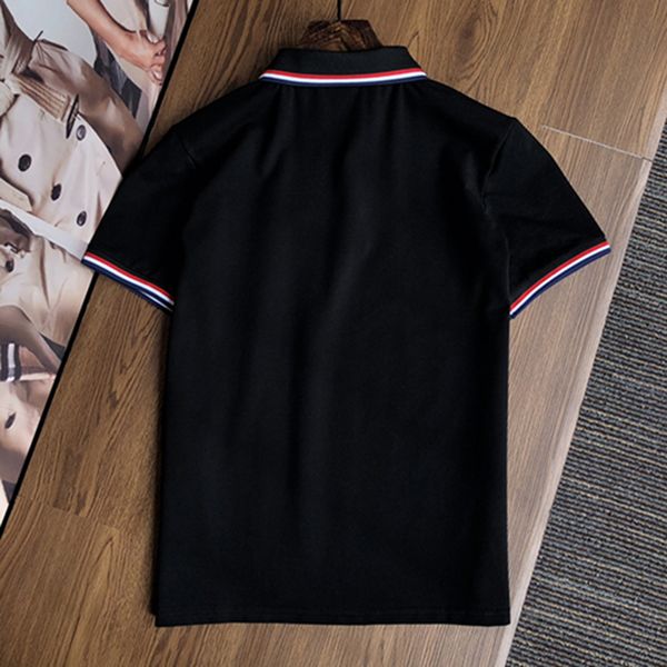 2021 monclair luxury men's designer polo t-shirt summer fashion breathable short sleeve lapel tee, White;black
2021 monclair luxury men's designer polo t-shirt summer fashion breathable short sleeve lapel tee, White;black