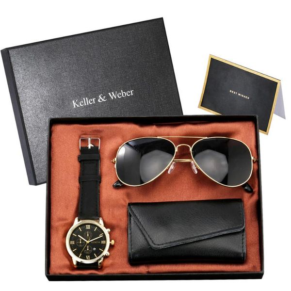 wristwatches keller & weber men watches sunglasses key package high grade box watch sets birthday thanksgiving present, Slivery;brown
wristwatches keller & weber men watches sunglasses key package high grade box watch sets birthday thanksgiving present, Slivery;brown
